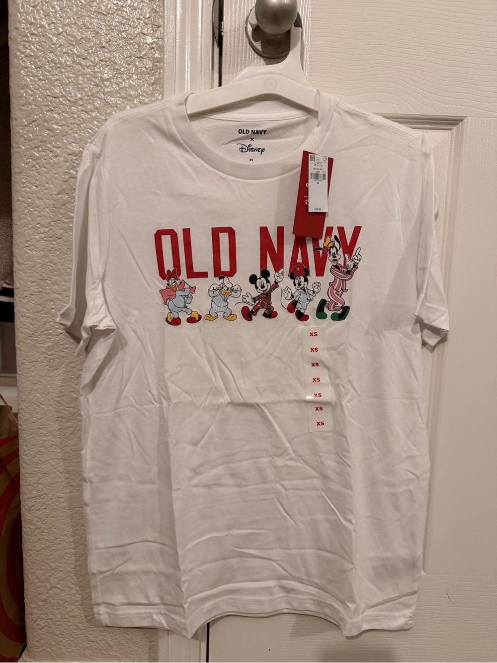 Brand New with Tags Old Navy White Short-Sleeve Graphic Tee with Disney